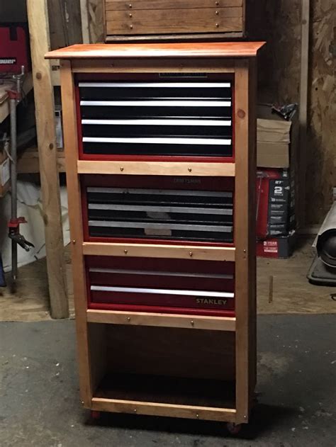 repurposed old toolboxes